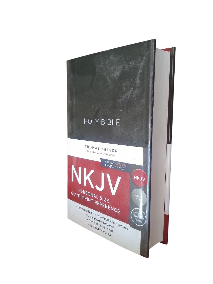 NKJV PERSONAL SIZE LARGE PRINT HARD COVER, HOLY BIBLE, NEW KING JAMES VERSION BIBLE