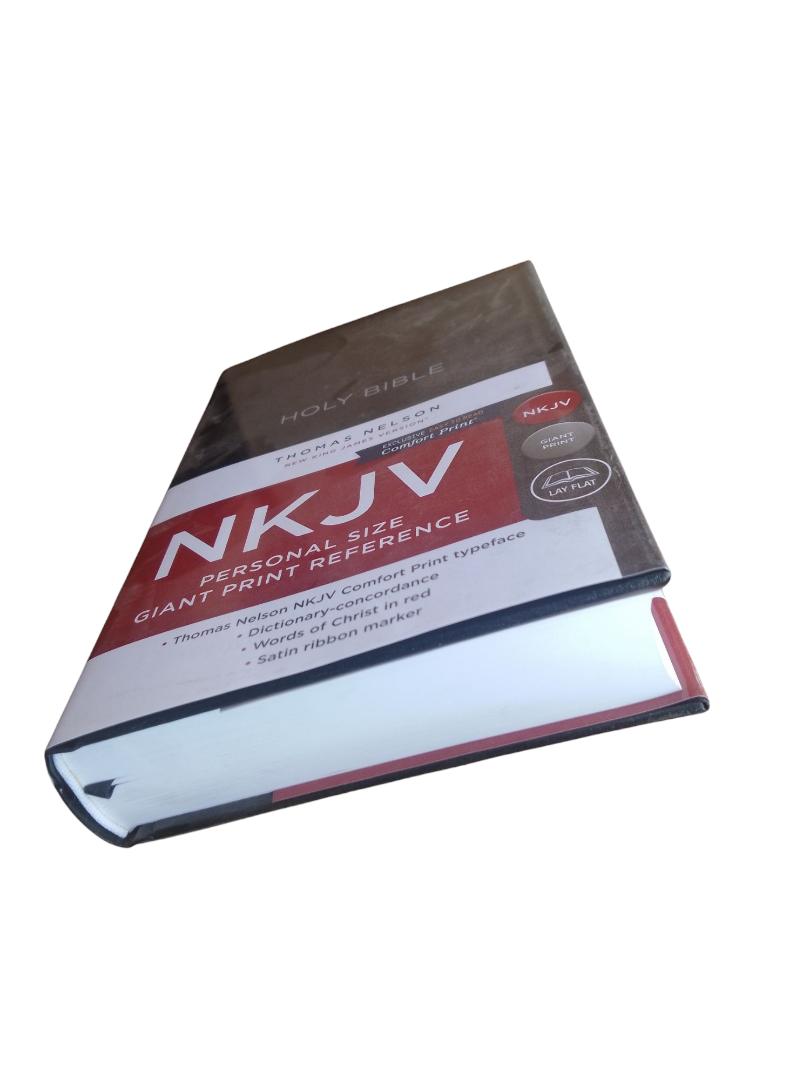 NKJV PERSONAL SIZE LARGE PRINT HARD COVER, HOLY BIBLE, NEW KING JAMES VERSION BIBLE