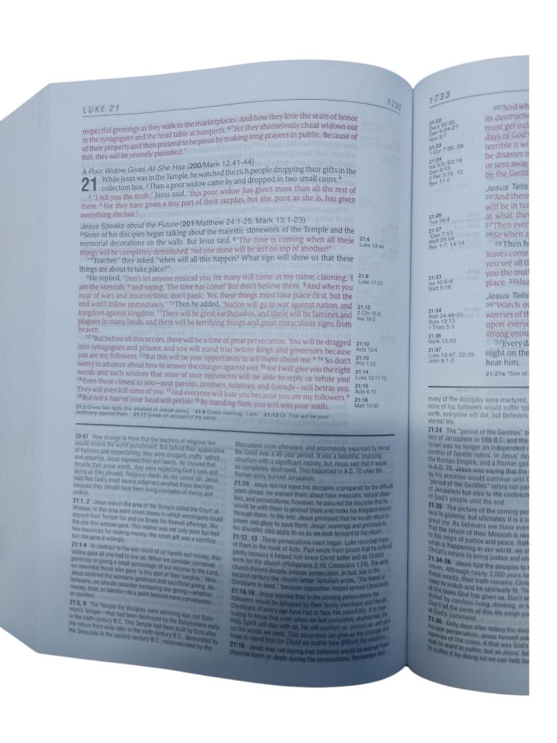 LIFE APPLICATION STUDY BIBLE, NLT BIBLE HARDCOVER, NEW LIVING TRANSLATION