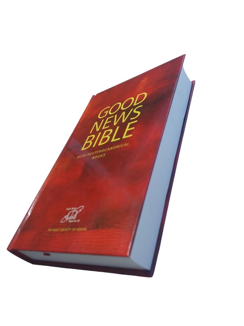 GOOD NEWS BIBLE, HARD COVER, HOLY BIBLE RED WITH DEUTROCANONICAL BOOKS, DC, CATHOLIC EDITION