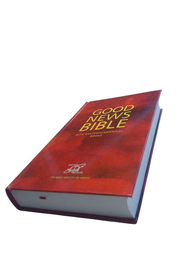 GOOD NEWS BIBLE, HARD COVER, HOLY BIBLE RED WITH DEUTROCANONICAL BOOKS, DC, CATHOLIC EDITION