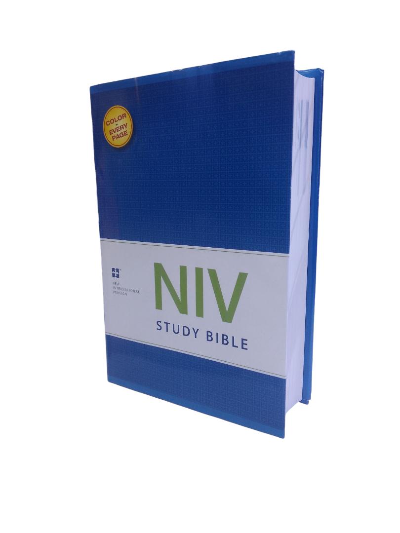 NEW INTERNATIONAL VERSION STUDY BIBLE, HOLY BIBLE HARDCOVER, NIV BIBLE