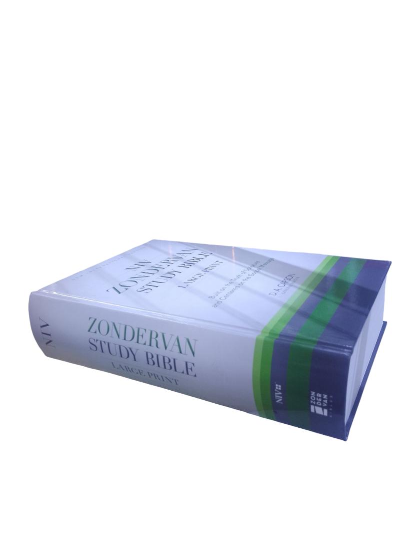 NIV ZONDERVAN STUDY BIBLE LARGE PRINT, HARDCOVER, HOLY BIBLE, NEW INTERNATIONAL VERSION STUDY BIBLE