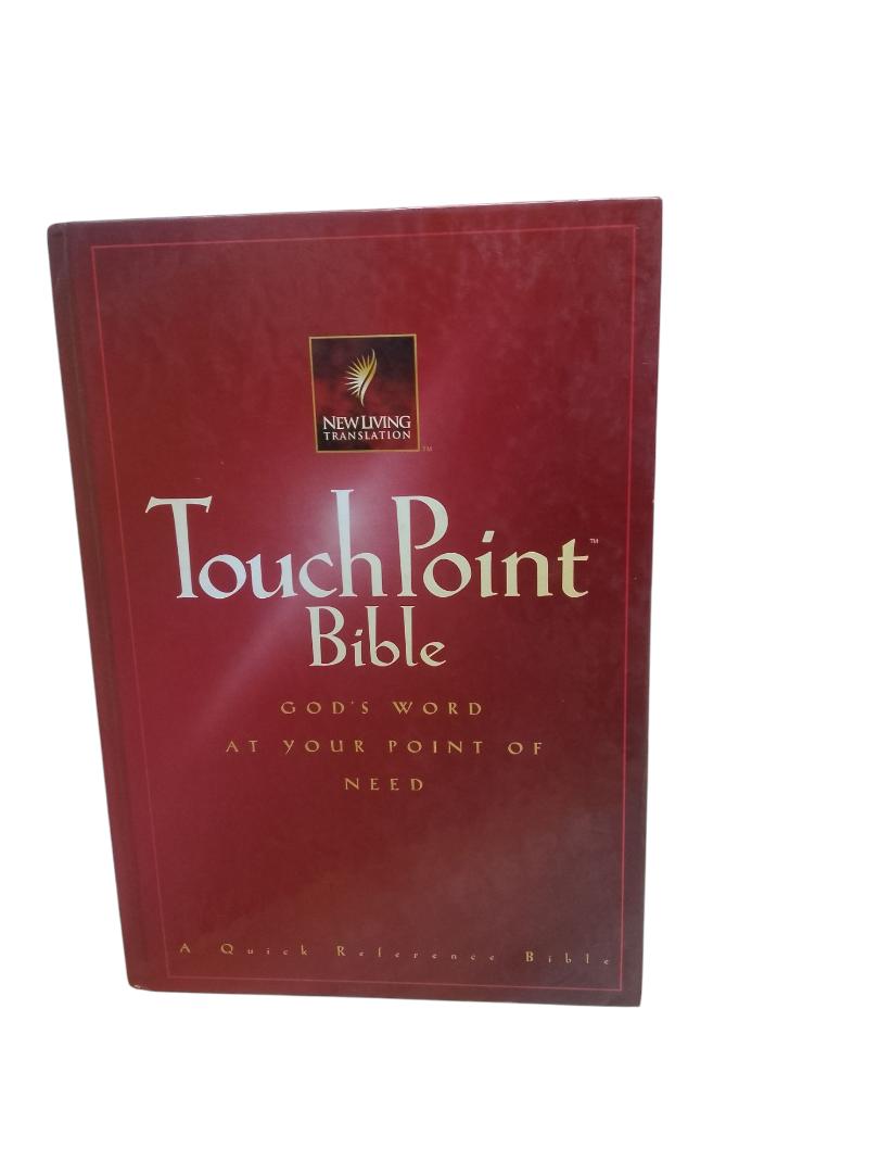 TOUCH POINT BIBLE, NLT BIBLE HARDCOVER NEW LIVING TRANSLATION