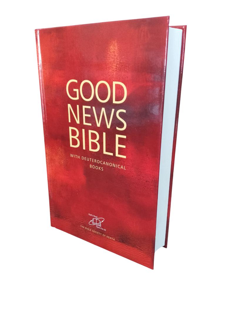 GOOD NEWS BIBLE, HARD COVER, HOLY BIBLE RED WITH DEUTROCANONICAL BOOKS, DC, CATHOLIC EDITION