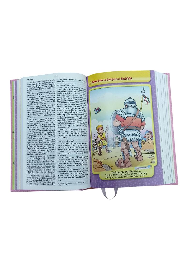 NIV JOY BIBLE FOR CHILDREN PINK, HARDCOVER BIBLE, NEW INTERNATIONAL VERSION BIBLE, HOLY BIBLE