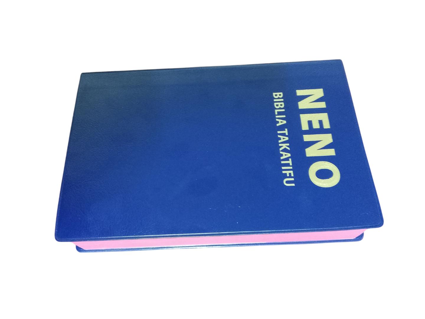 NENO COMPACT BIBLICA, NIV TRANSLATION BLUE, NEW INTERNATIONAL VERSION, SWAHILI BIBLE, HOLY BIBLE