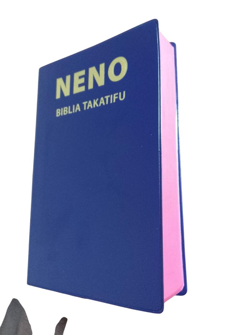 NENO COMPACT BIBLICA, NIV TRANSLATION BLUE, NEW INTERNATIONAL VERSION, SWAHILI BIBLE, HOLY BIBLE
