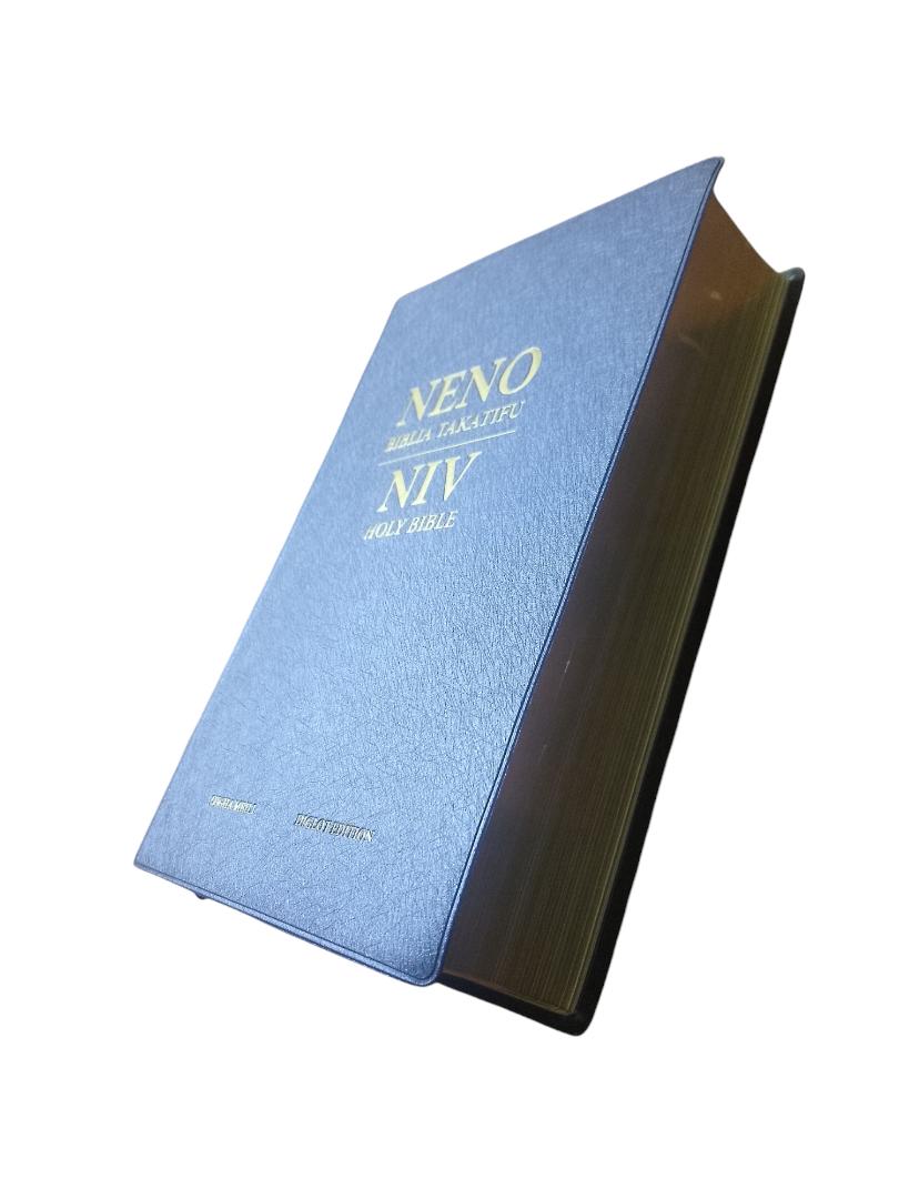 NENO BIBLICA TAKATIFU, NIV HOLY BIBLE, SWAHILI/ENGLISH BIBLE, DIGLOT BIBLE, LUGHA MBILI BIBLE, NEW INTERNATIONAL VERSION BIBLE