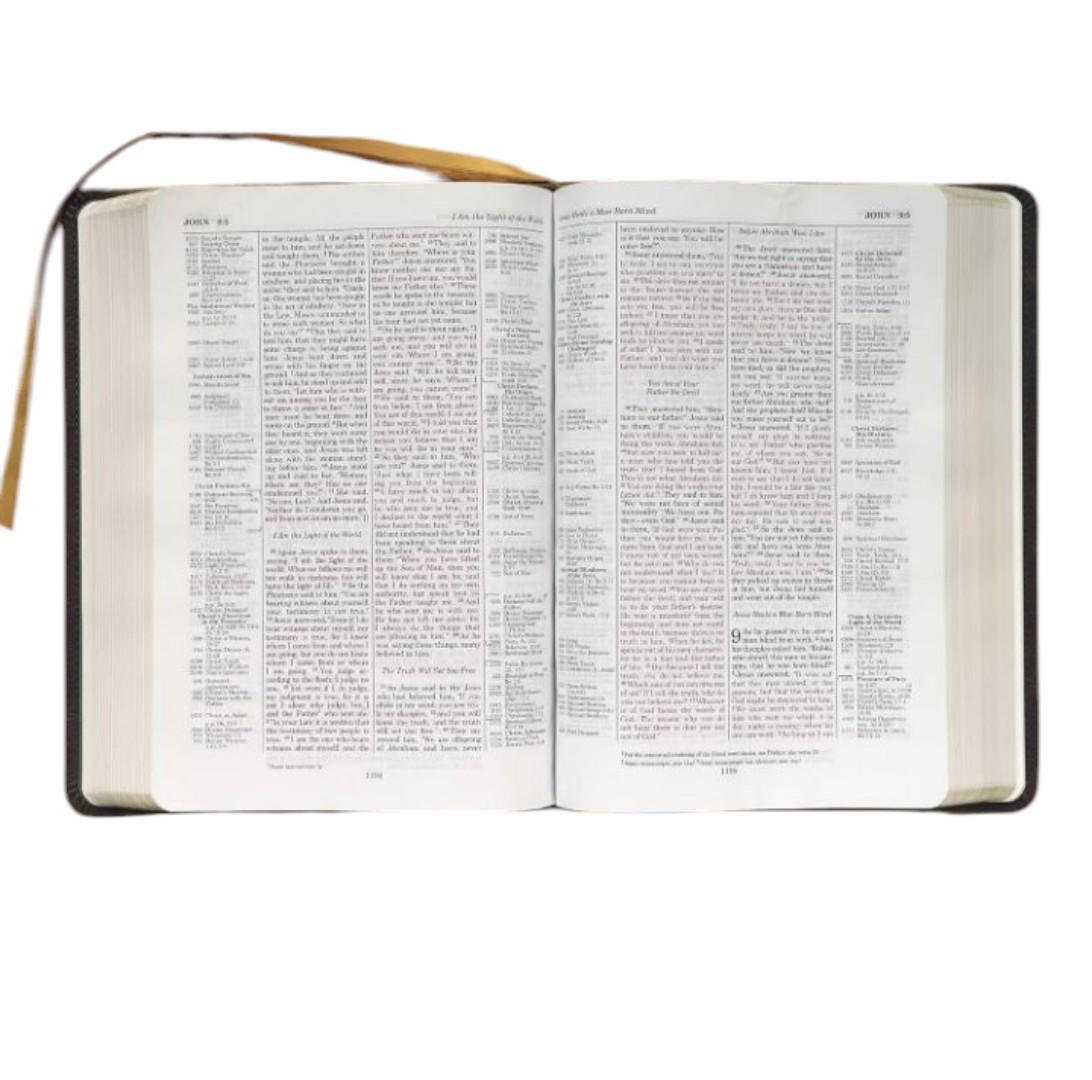 THOMPSON CHAIN REFERENCE BIBLE, ESV BIBLE HOLY BIBLE LEATHER COVER BROWN, ENGLISH STANDARD VERSION BIBLE