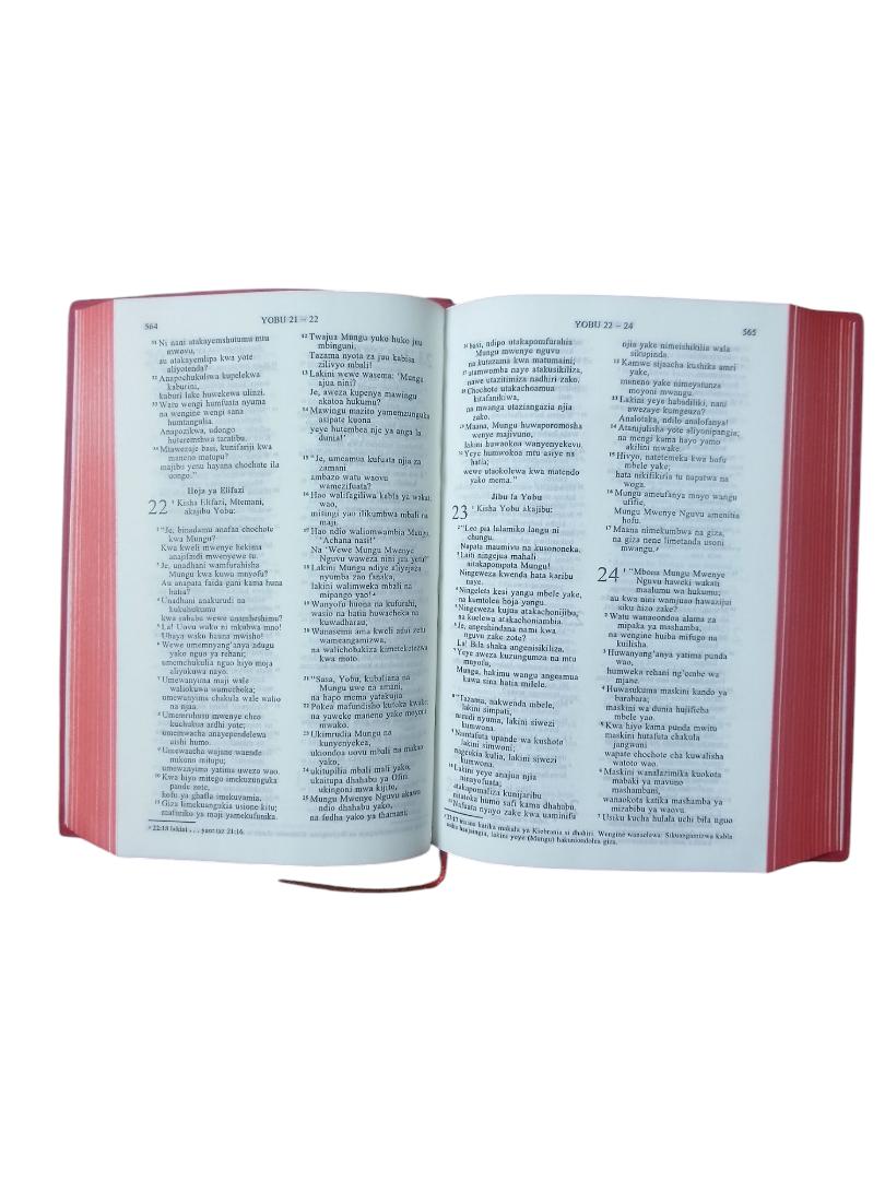 BIBLIA, HABARI NJEMA KWA WATU WOTE, YENYE VITABU VYA ITIFAK DEUTEROKANONI, HOLY BIBLE, SWAHILI BIBLE