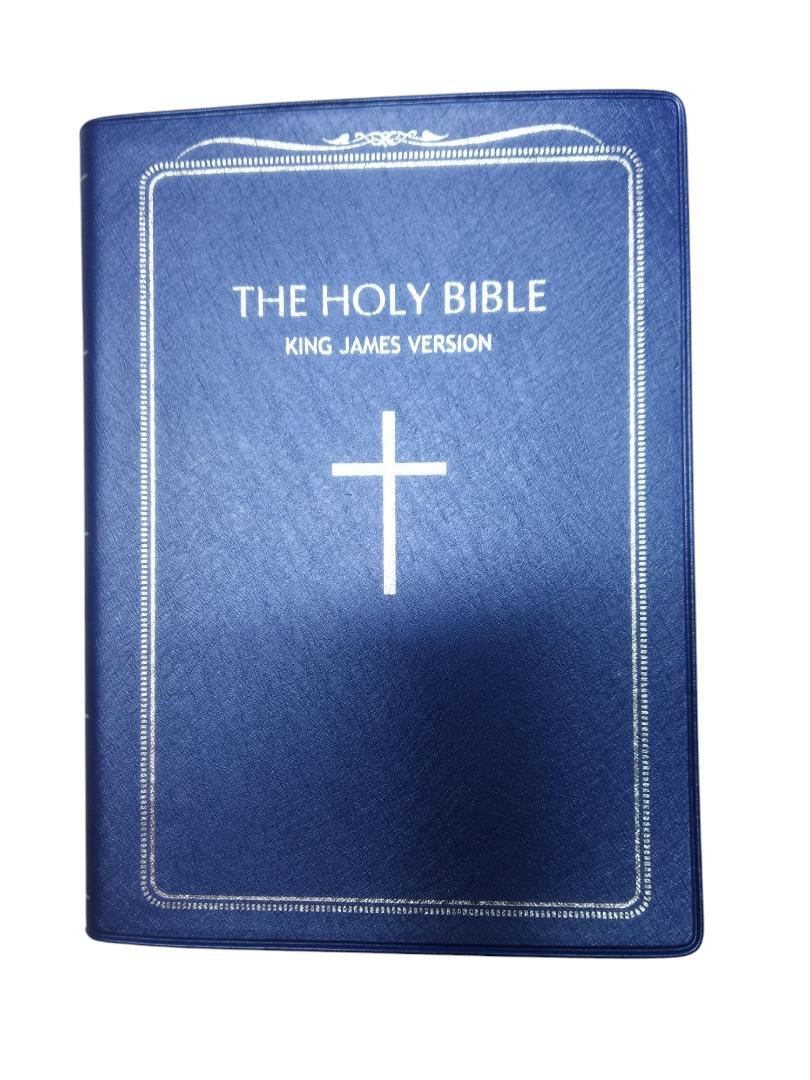 KJV SOFT COVER BLUE, KING JAMES VERSION BIBLE, HOLY BIBLE