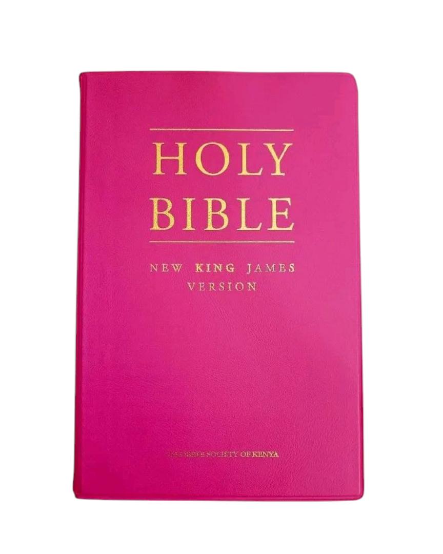 NKJV COMPACT BIBLE, HOLY BIBLE, NEW KING JAMES VERSION BIBLE pink