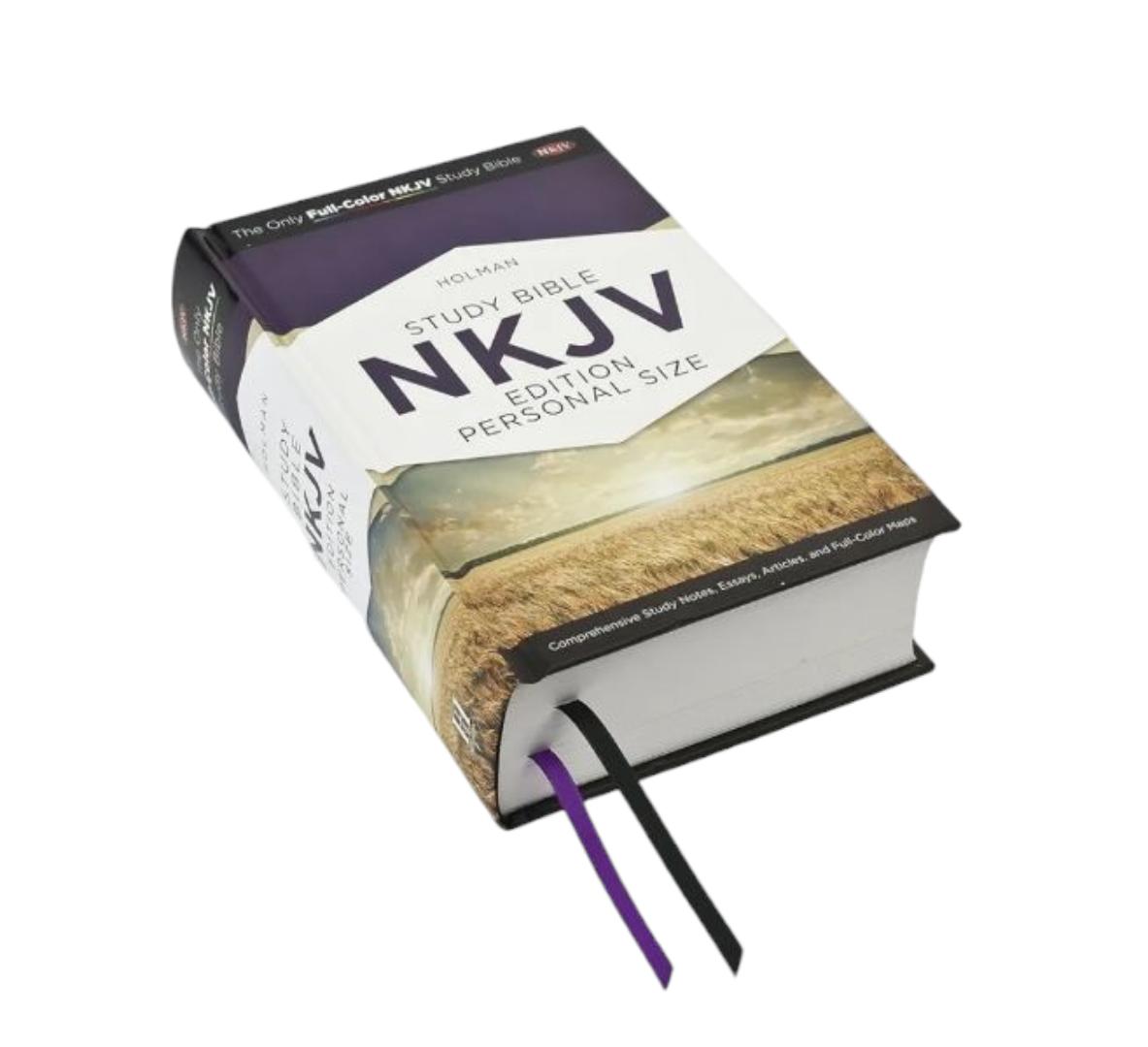 Nkjv personal size study bible, Holman bible, holy bible, new King James version bible, hardcover bible