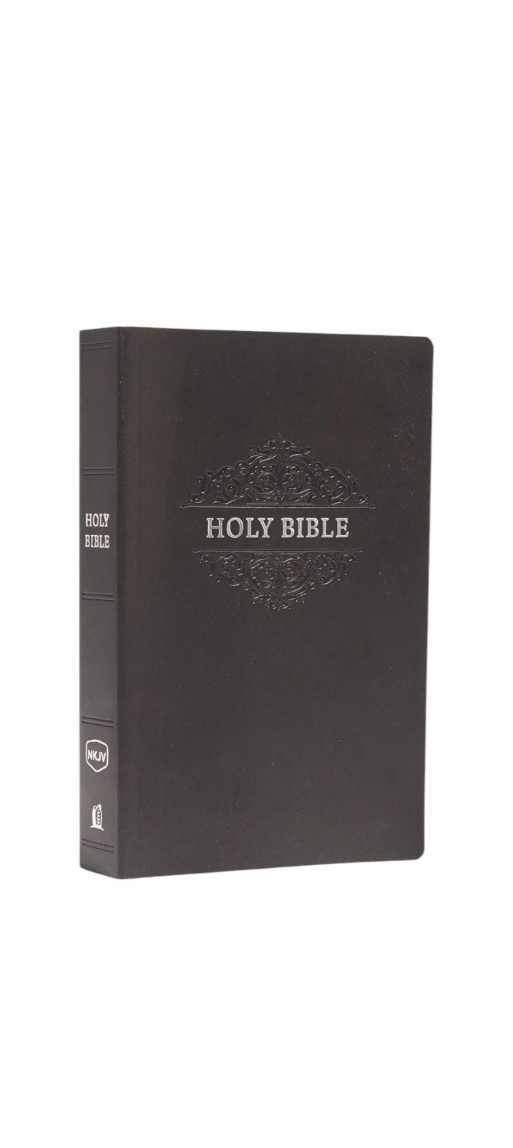 NKJV, HOLY BIBLE, SOFT TOUCH EDITION, NEW KING JAMES VERSION BIBLE  BLACK