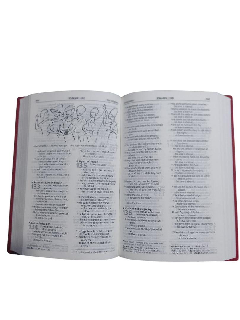 GOOD NEWS BIBLE, HOLY BIBLE SOFTCOVER MAROON, GNB BIBLE, HOLY BIBLE
