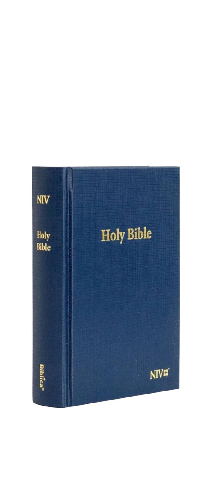NIV STANDARD BIBLE, HARD COVER BLUE, HOLY BIBLE, NEW INTERNATIONAL VERSION BIBLE