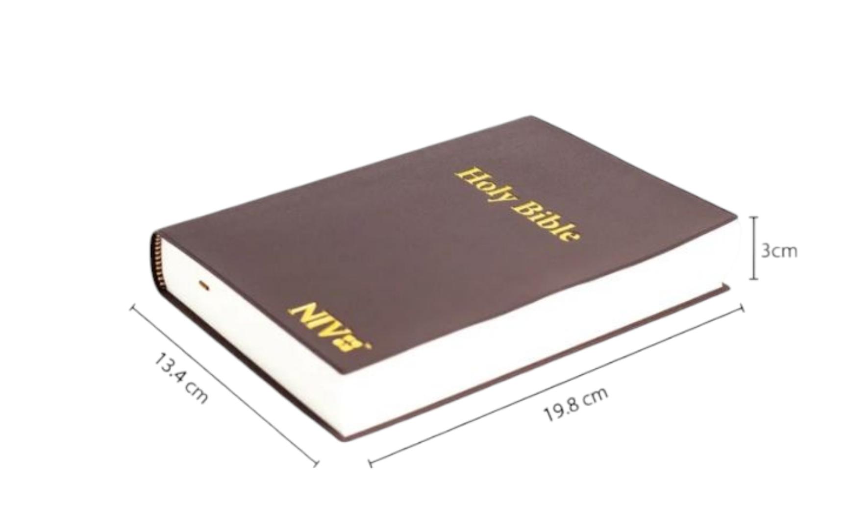 NIV STANDARD VERSION BIBLE, VINYL BIBLE, HOLY BIBLE, SOFT COVER BIBLE BROWN, NEW INTERNATIONAL VERSION BIBLE