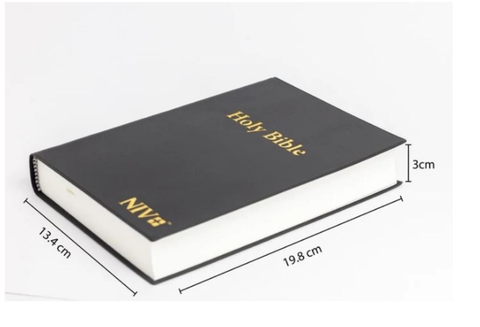 NIV STANDARD BIBLE, NEW INTERNATIONAL VERSION BIBLE, HOLY BIBLE BLACK, SOFTCOVER BIBLE