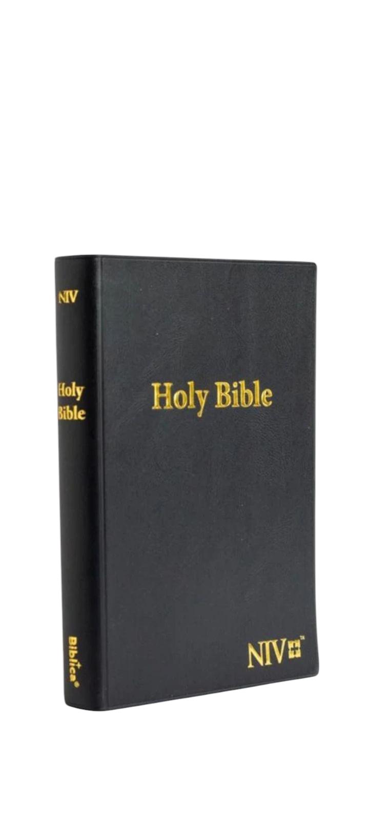 NIV STANDARD BIBLE, NEW INTERNATIONAL VERSION BIBLE, HOLY BIBLE BLACK, SOFTCOVER BIBLE