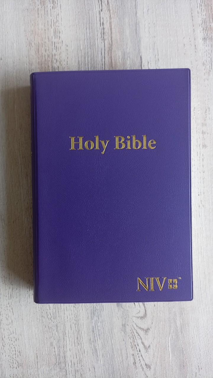 NIV STANDARD BIBLE, NEW INTERNATIONAL VERSION BIBLE, HOLY BIBLE SOFT COVER PURPLE, HOLY BIBLE