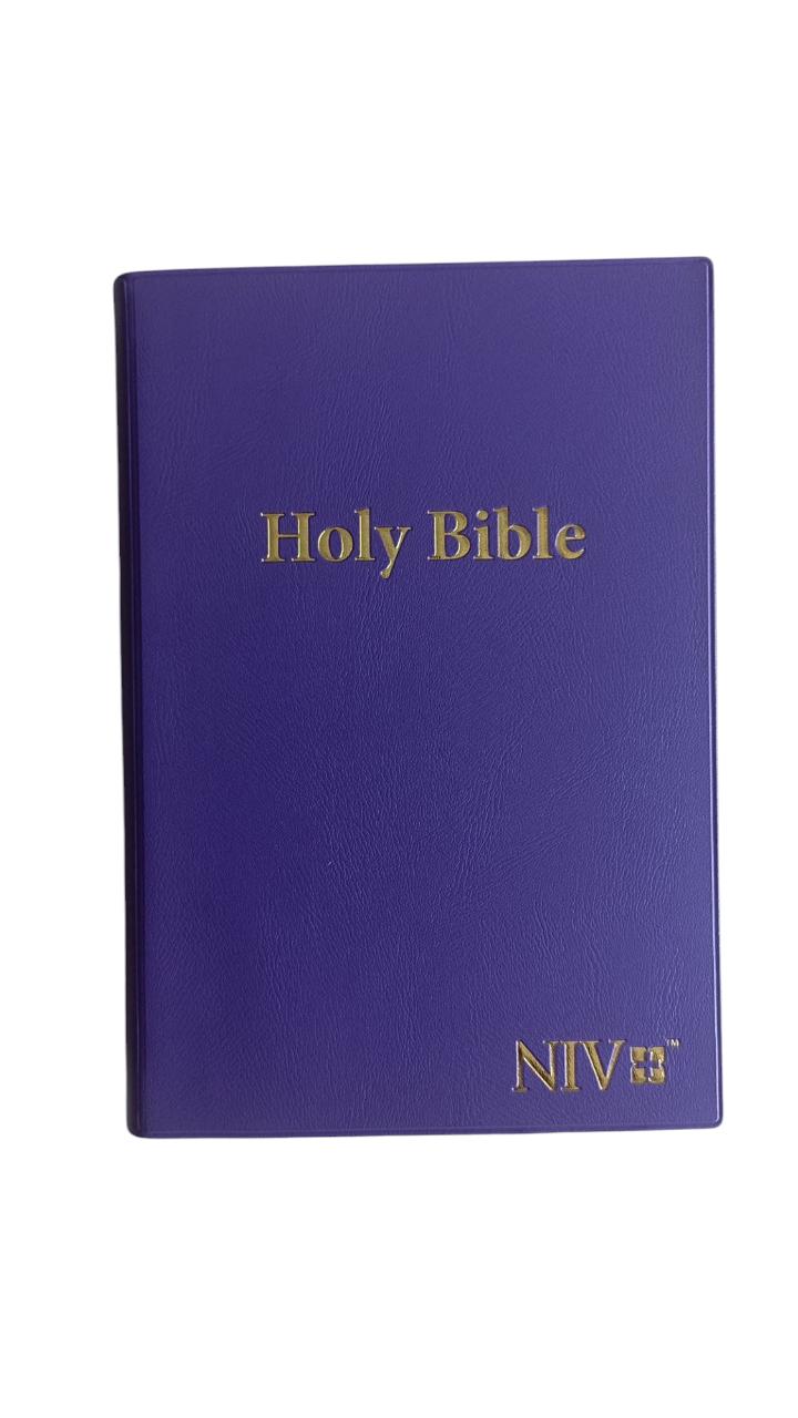 NIV STANDARD BIBLE, NEW INTERNATIONAL VERSION BIBLE, HOLY BIBLE SOFT COVER PURPLE, HOLY BIBLE