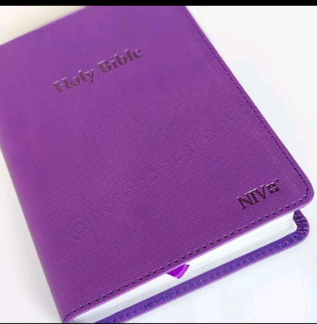 NIV medium index Bible, pu bible, Compact bible, New International Version Bible, leather cover bible