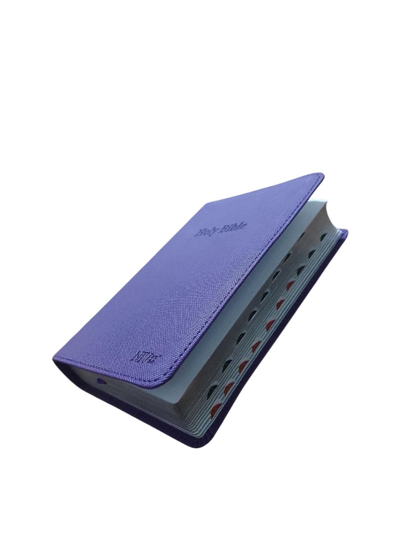 NIV medium index Bible, pu bible, Compact bible, New International Version Bible, leather cover bible