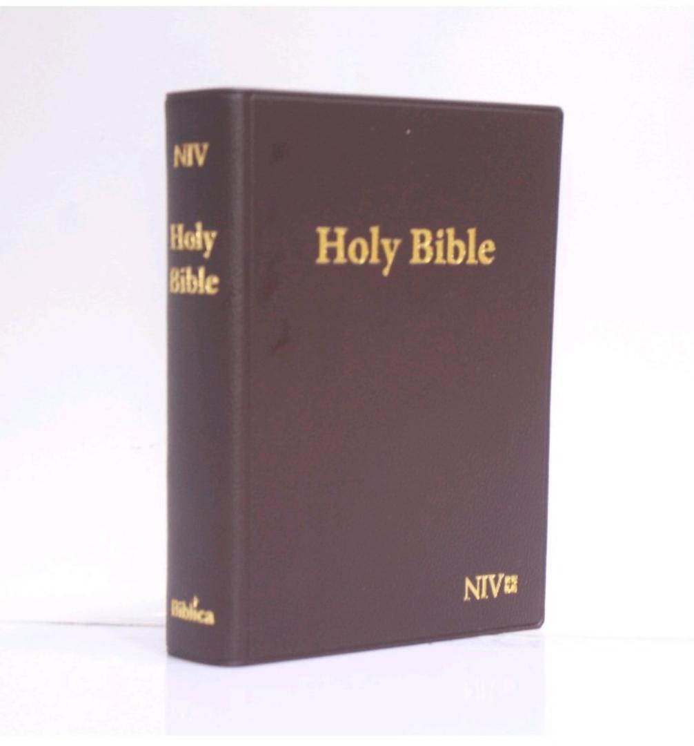 NIV MINI POCKET VINYL SIZE SOFTCOVER BROWN, HOLY BIBLE , NEW INTERNATIONAL VERSION, VINYL BIBLE COVERBIBLE,