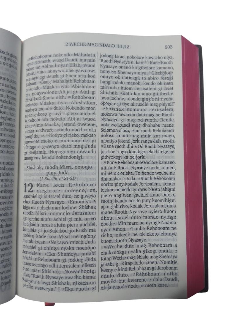 luo bible Large Print, muma maler bible, holy bible