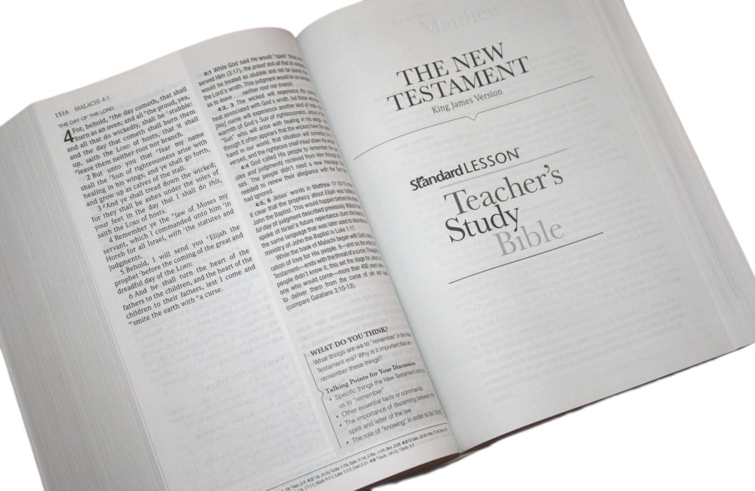 Teacher's study bible, king james study bible, kjv bible , holy bible, hardcover bible