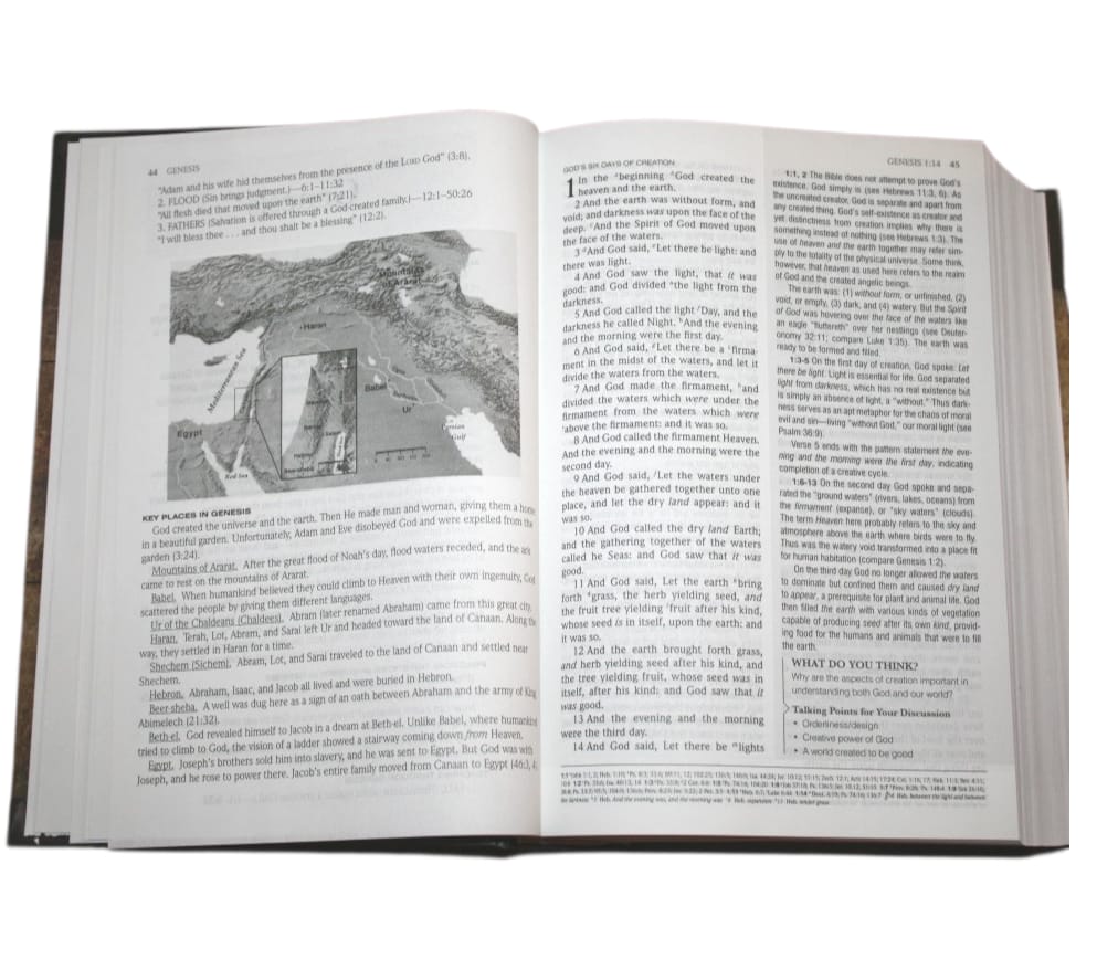 Teacher's study bible, king james study bible, kjv bible , holy bible, hardcover bible