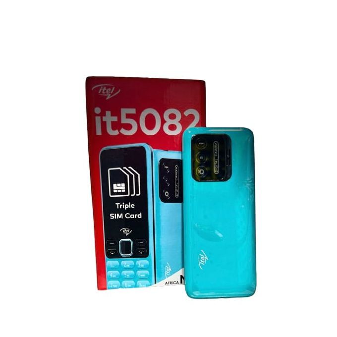 Itel 5082 2.4”Display Tripple SIM Card Feature Phone wireless FM 1200mAh Battery