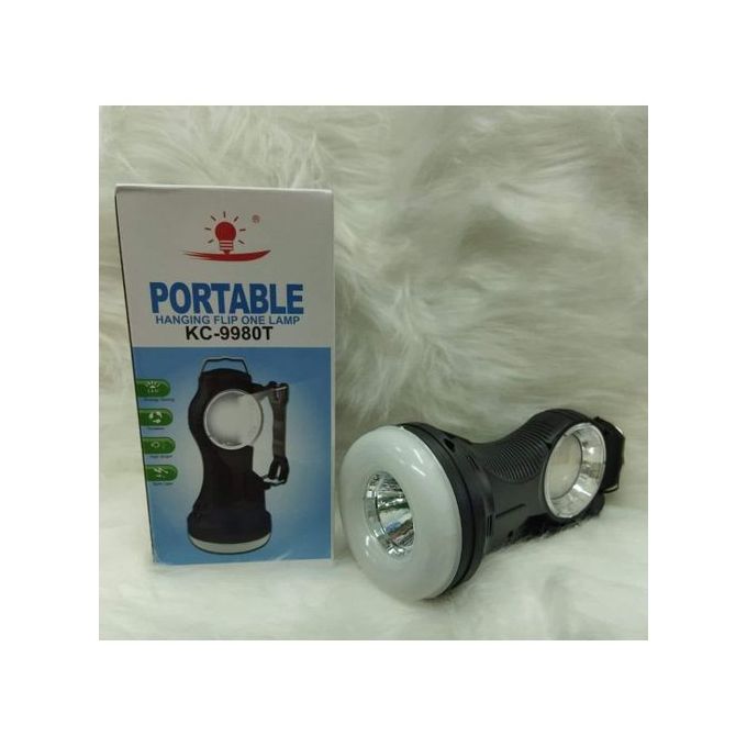 [SPECIAL OFFER] KC Portable Hanging Flip LED Solar Torch is great for outdoor use, camping and internal house lighting. It is rechargeable by the built-in solar panel and the AC charger provided.
