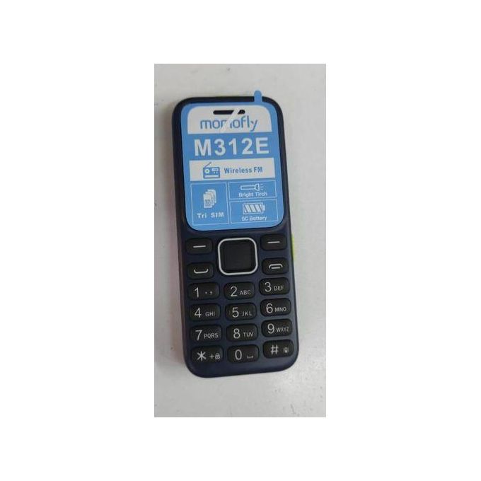 (BLACK FRIDAY BEST OFFER) Momofly M312E 32 MB RAM featured phone Triple SIM Regular 5C Battery, 1.77" display with BT connectivity featured phones