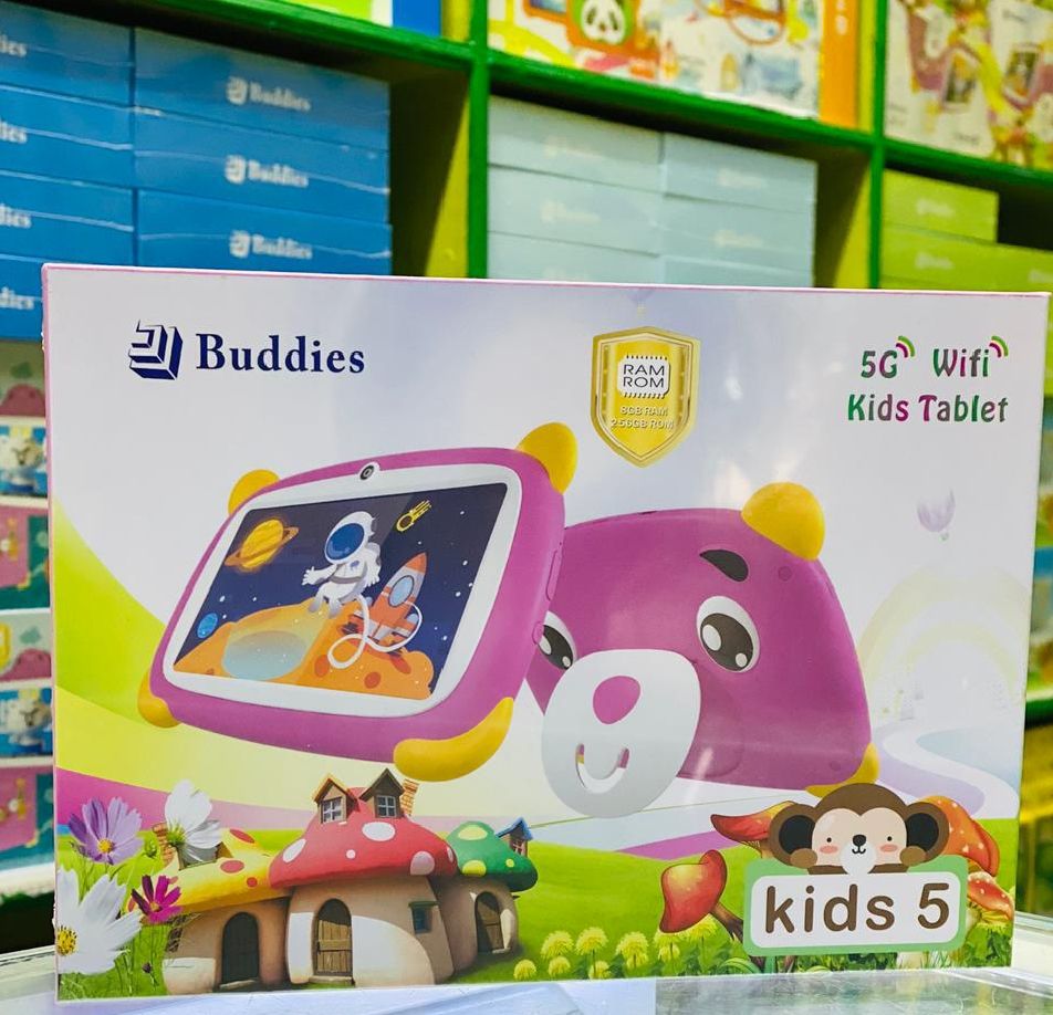 BUDDIES KIDS 5 STUDY 5G WIFI TABLETS RAM 8GB,ROM 256GB With BOTH SIM CARD SLOT AND MEMORY CARD SLOT