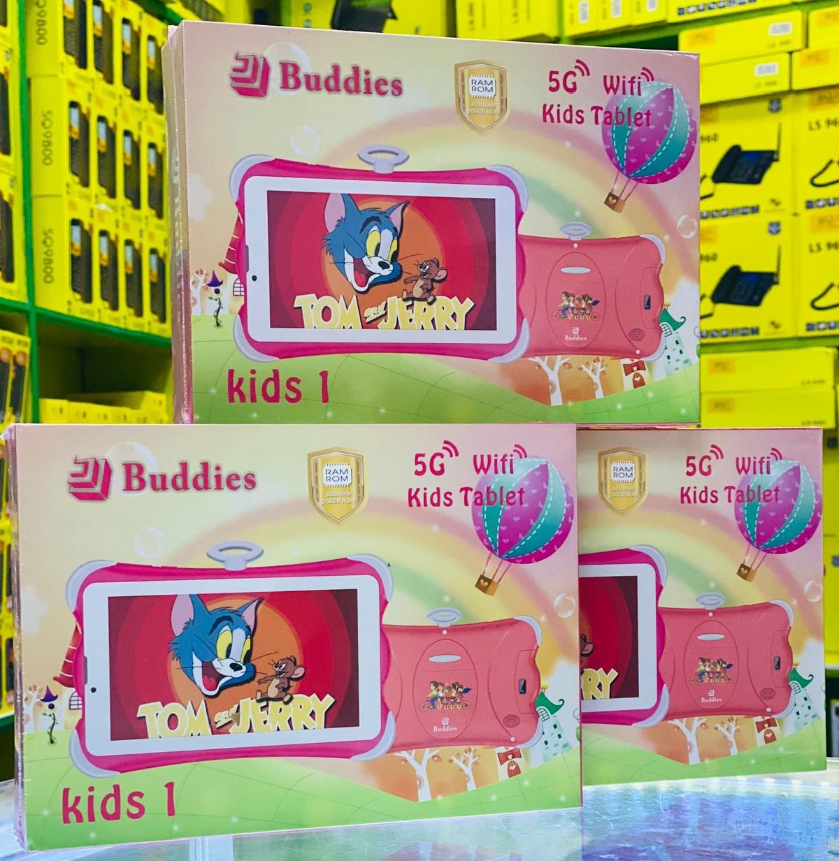 BUDDIES KIDS 1 STUDY 5G WIFI TABLETS RAM 8GB,ROM 256GB With BOTH SIM CARD SLOT AND MEMORY CARD SLOT