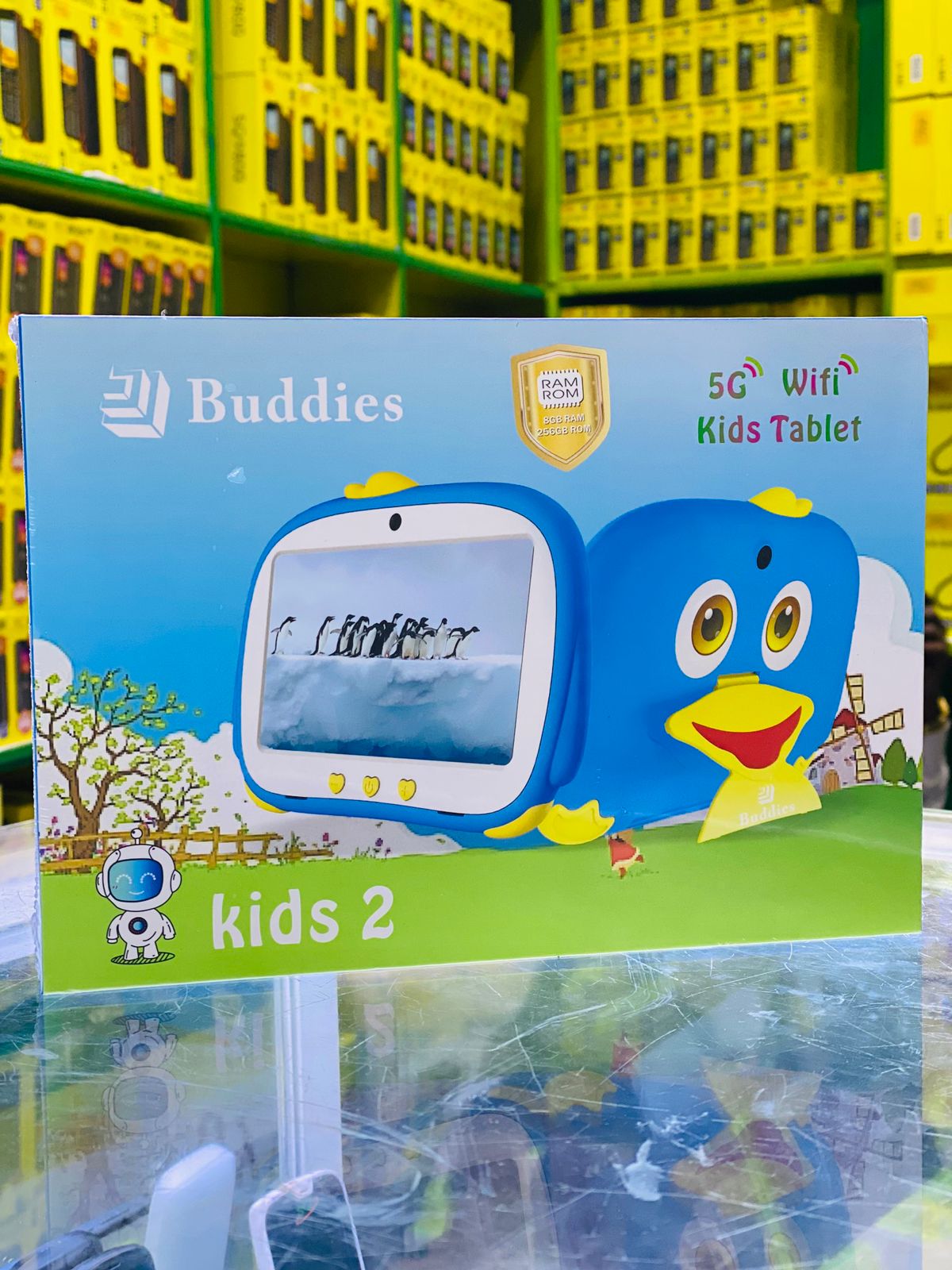 PROMOTION!!BUDDIES KIDS 2 STUDY 5G WIFI TABLETS RAM 8GB,ROM 256GB With BOTH SIM CARD SLOT AND MEMORY CARD SLOT, 2MP FRONTCAMERA,5MP REAR CAMERA  AND 7''SCREEN DISPLAY