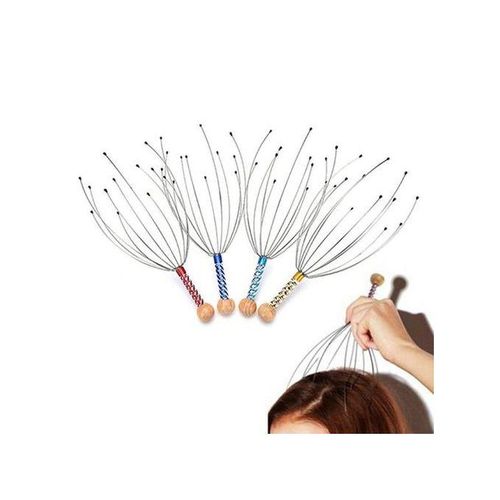 Manual Octopus Head Neck Scalp Massager Comb Stress Relax