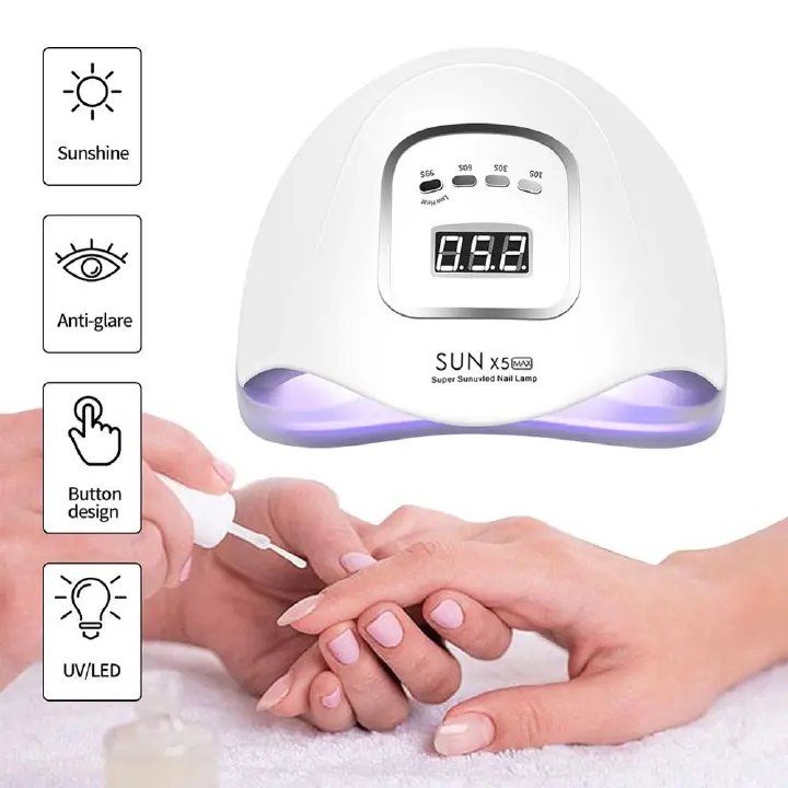 UV Nail Drying Lamp for Curing Gel Polish 45leds Professional Nail Dryers With Timer Auto Sensor Manicure Pedicure Tools