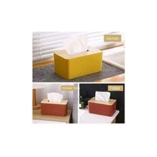 Bamboo Tissue Serviette Box Eco-Friendly Canister