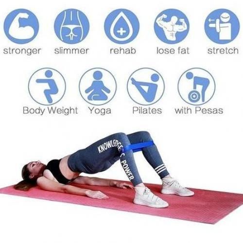 5Pc Different Level Fitness Yoga Resistance Bands