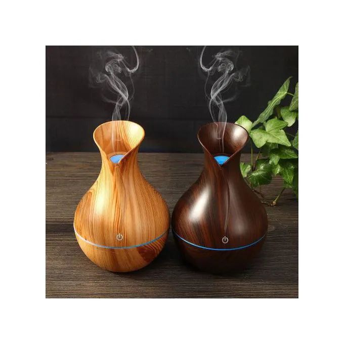 Ultrasonic Humidifier Aromatherapy Oil Diffuser Cool Mist With Color LED Light