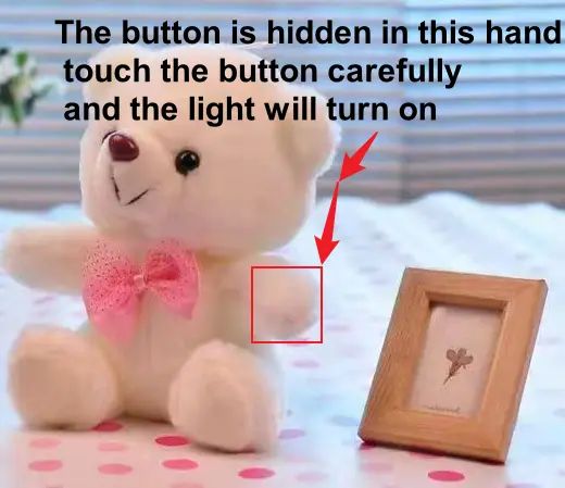 New Arrival boy Dolls Lovely Soft LED Colorful Glowing Teddy Bear Stuffed Plush Toy Gifts For Birthday girl baby toy