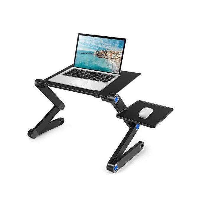 Laptop Table Adjustable Laptop Bed Table-Laptop Computer Stand With Mouse Pad In Bed Couch & Office Sofa