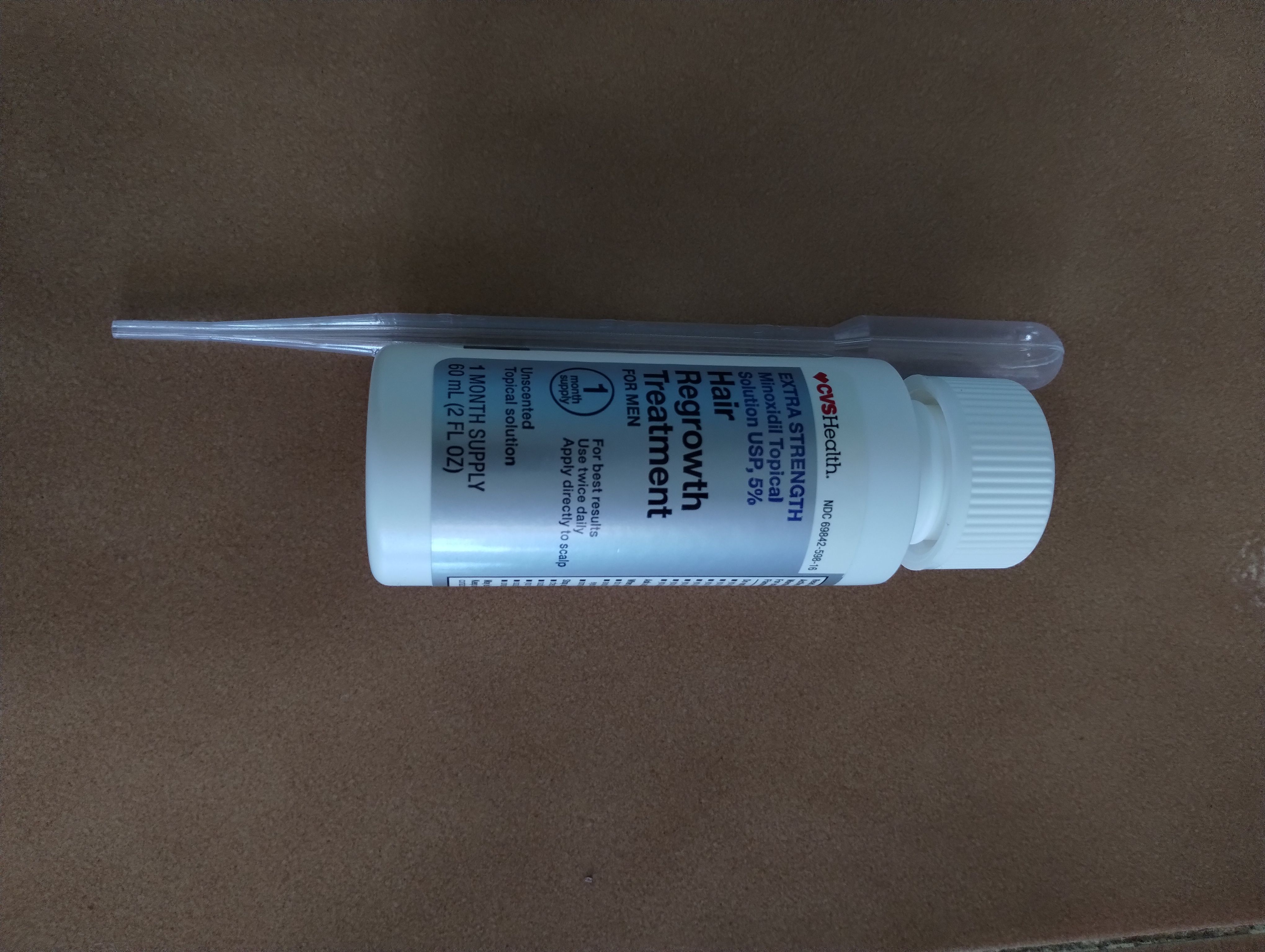 CVS Minoxidil 5% SOLUTION Hair Loss/Growth 1 Month Supply