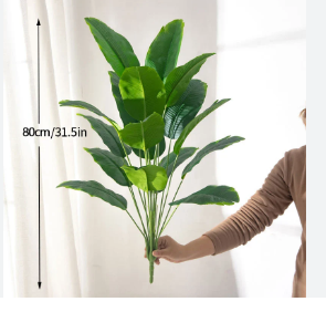 ARTIFICIAL HOME DECOR BANANA PLANT(80cm) (NO POT)
