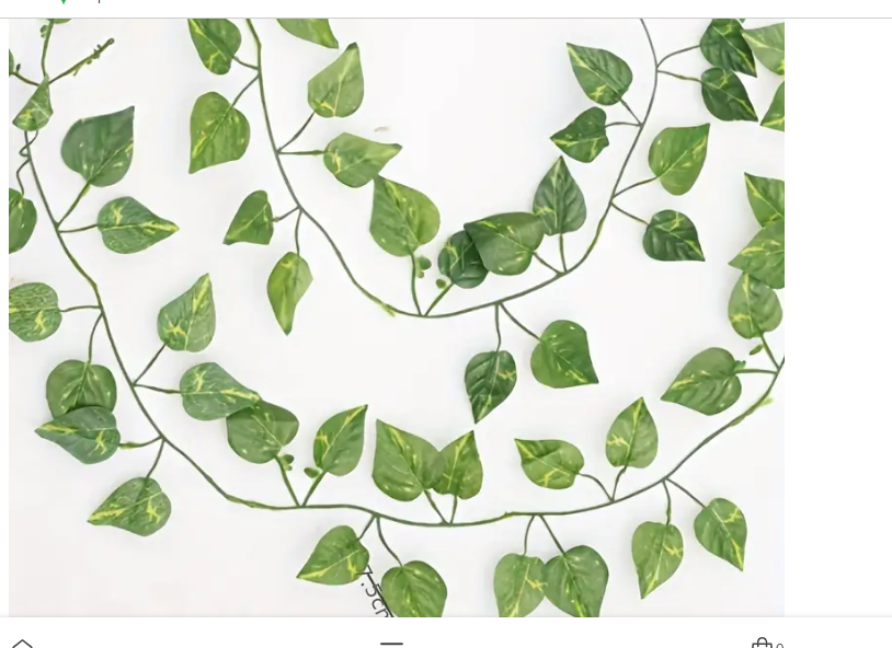 AFFORDABLE HOME DECOR ARTIFICIAL//FAUX/AESTHETIC IVY GARLAND GREENERY HANGING VINES/LEAVES FOR LIVINGROOM/BEDROOM/BATHROOM DECOR