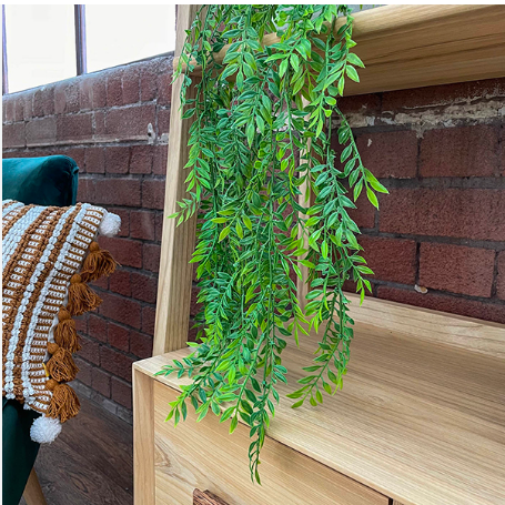 HOME DECOR BEAUTIFUL NON-FADE ARTIFICIAL/ FAKE WALL HANGING VEINS(WITH/WITHOUT HANGING VASE)-living room, dining room, kitchen, bathroom hanging vines/decorLIVINGROOM/BEDROOM/BATHROOM DECOR