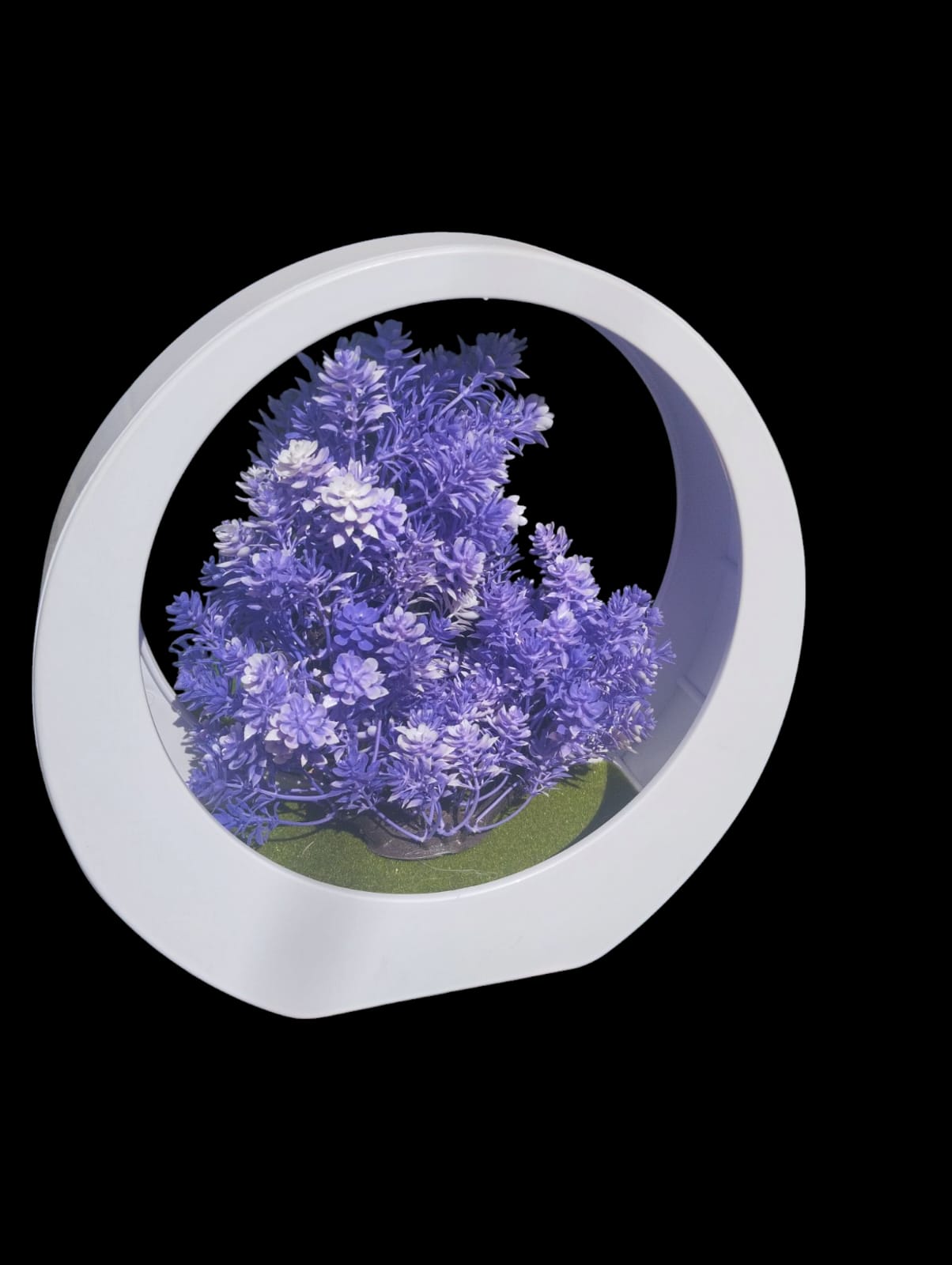 Artificial Bonsai Plant In A White Vase